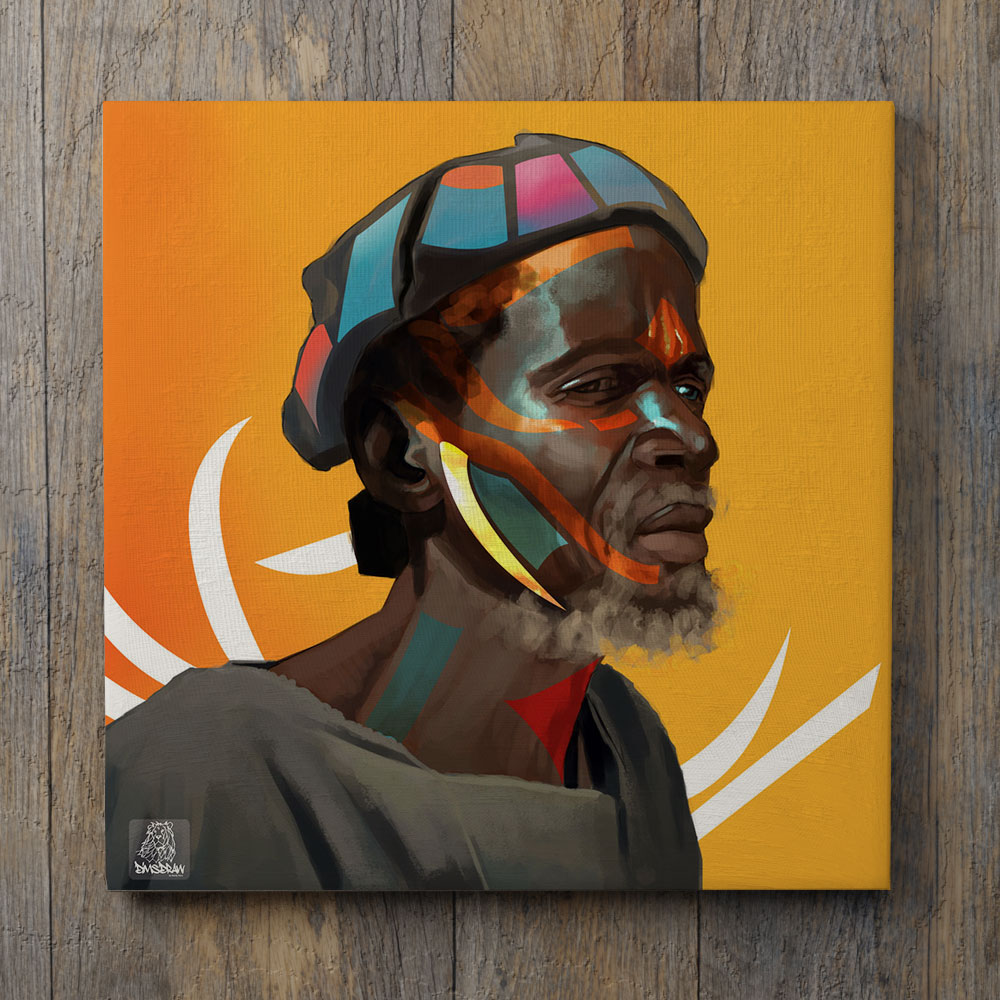 afro miso randy dims painting