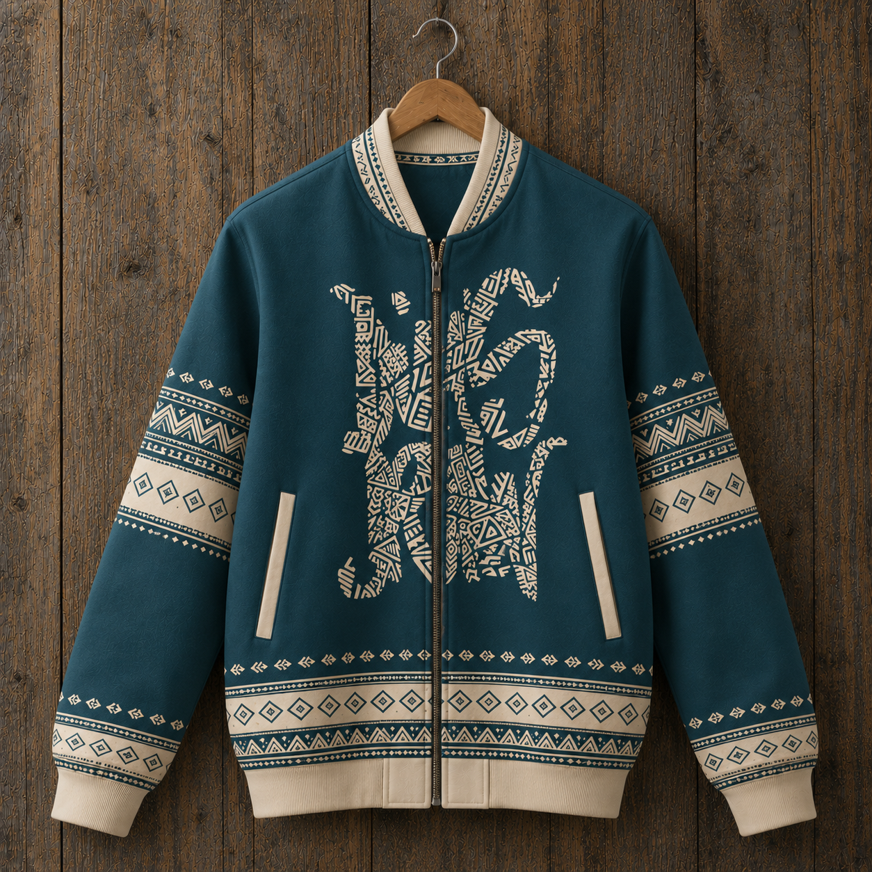 Bomber Bleu Pétrole_DimsDraw